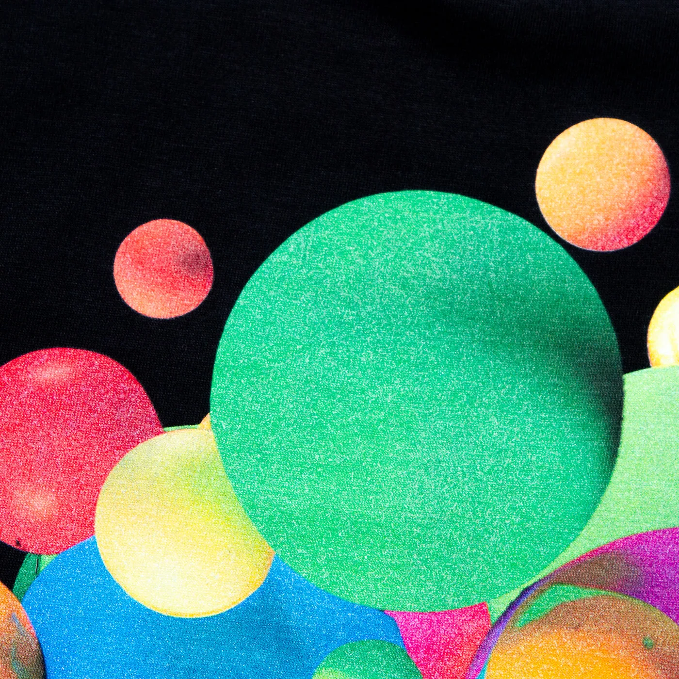 006 Disco Psychedelia Back Print - Tshirt - Black