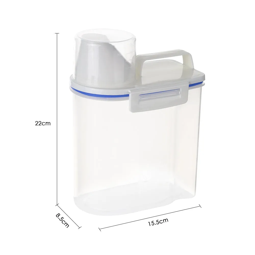 1.5L Portable Plastic Rice Storage Bin