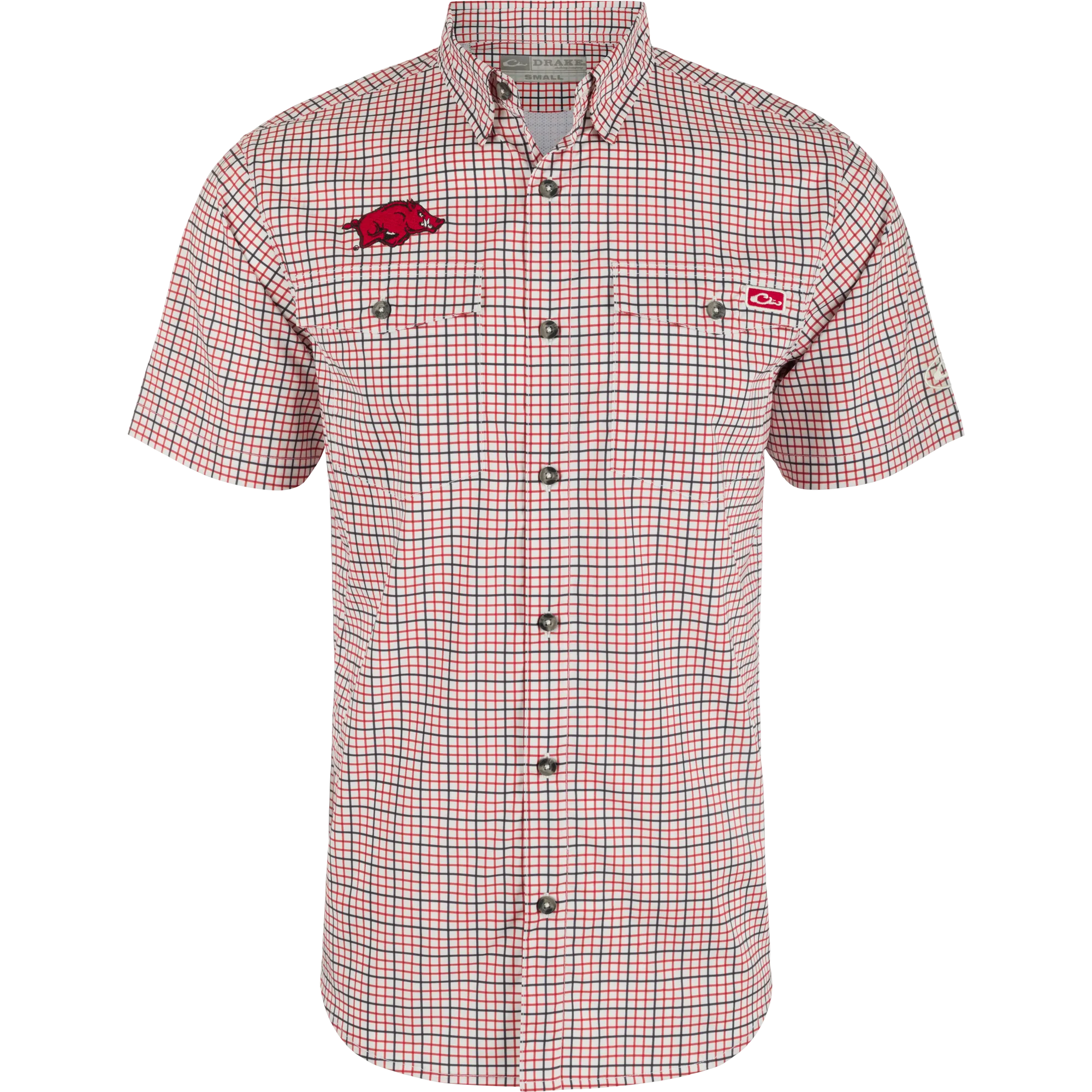 Arkansas Frat Tattersall Short Sleeve Shirt