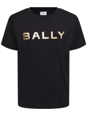 Bally   Logo cotton jersey t-shirt 