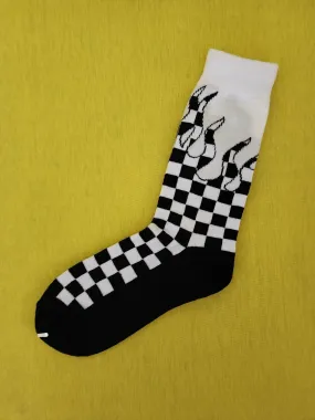 B&W Blocks Socks