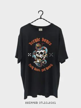 Bernie Bones Tee - Vintage Black