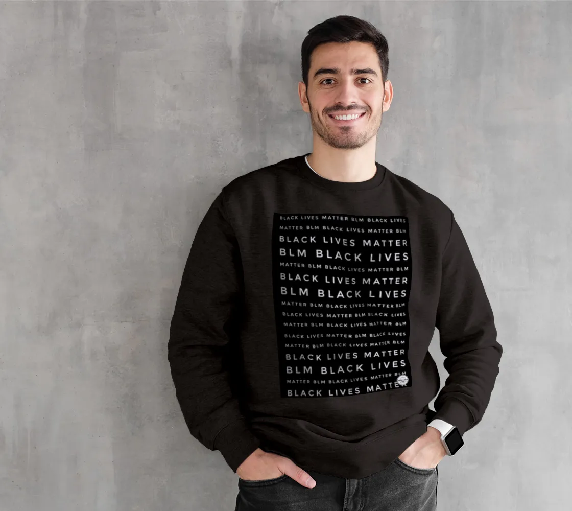 Black Lives Matter TEXT Sweatshirt