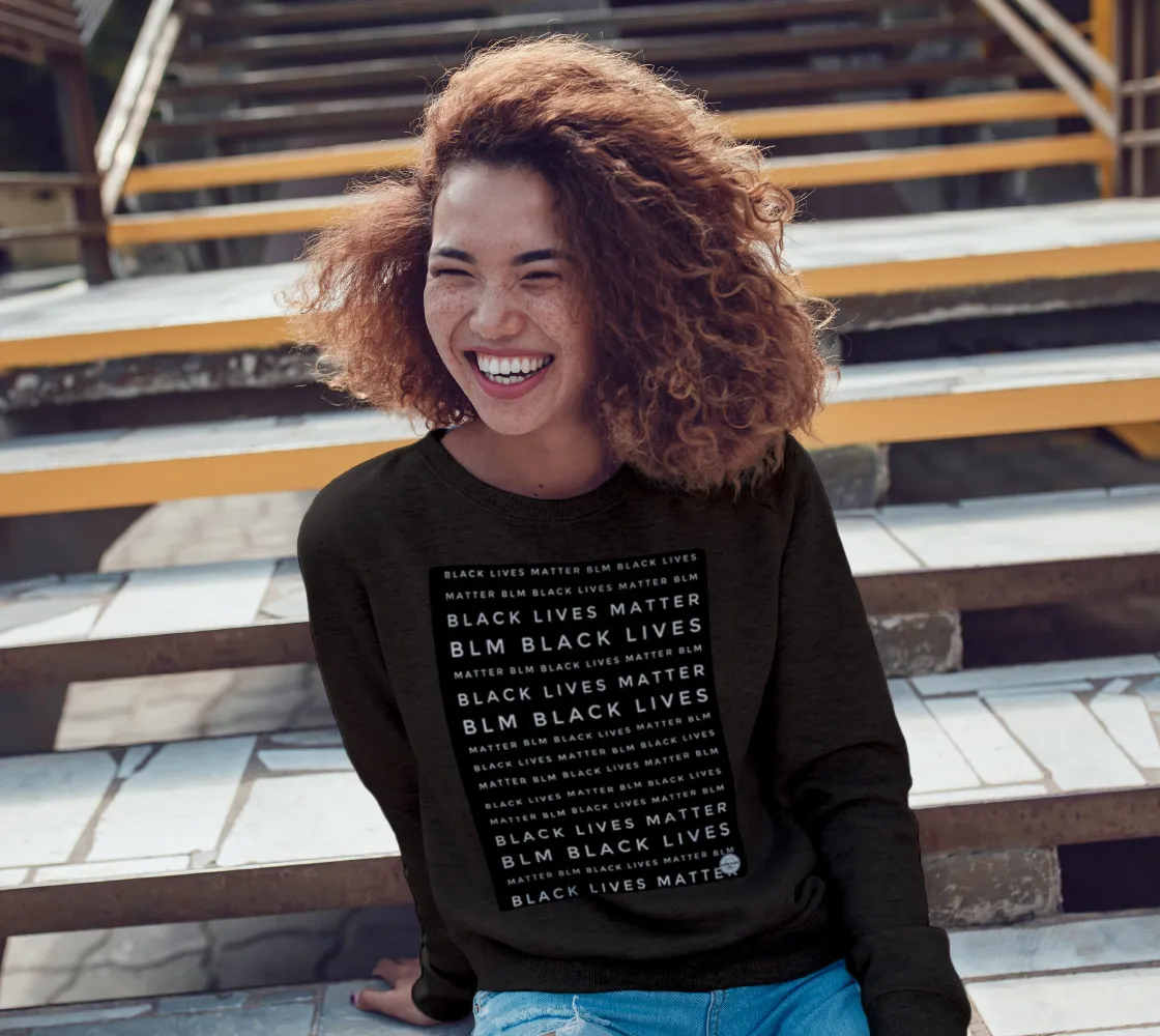 Black Lives Matter TEXT Sweatshirt