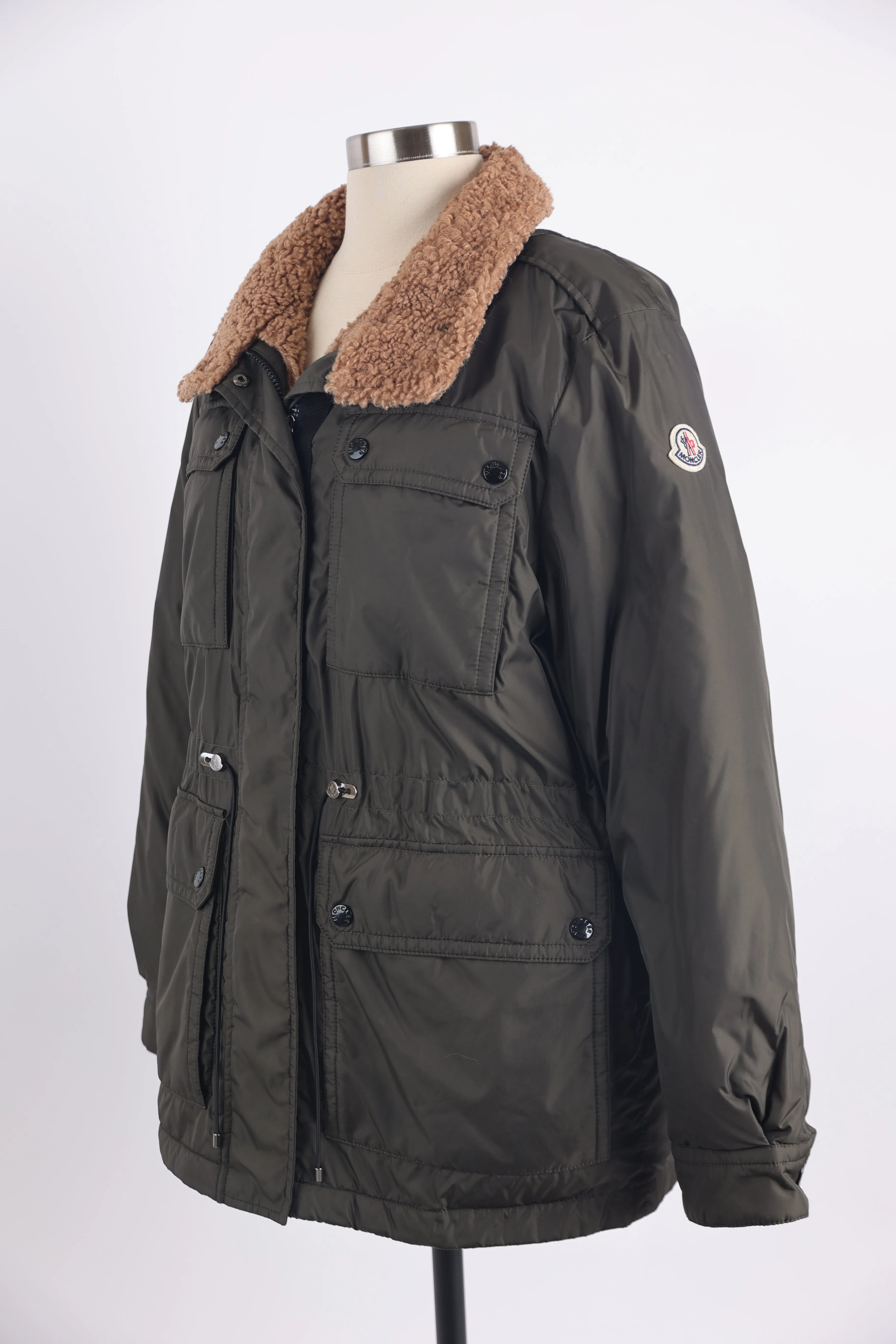 Brutet Down Parka W/ Shearling Trim