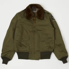 Buzz Rickson's B-10 'Rough Wear Clothing Co' Flying Jacket - Olive Drab