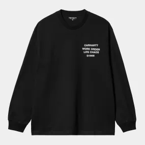 Carhartt L/S Reverse Hammer T-Shirt  Black