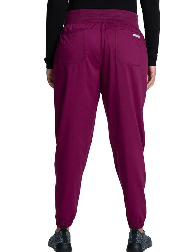 Cherokee Workwear Revolution Women's Natural Rise Tapered Leg Jogger Pant