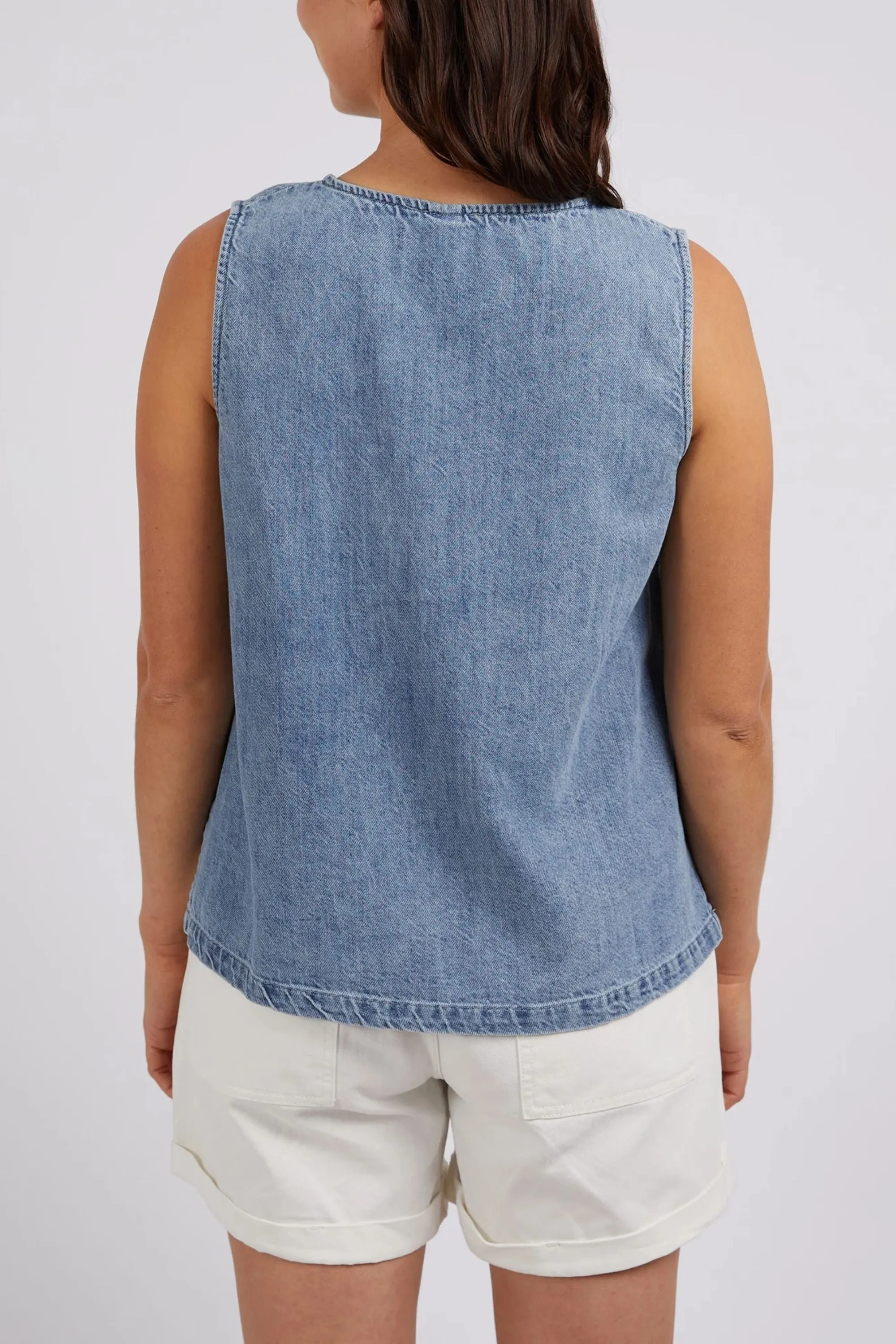 CURTIS CHAMBRAY TANK - 81D1413