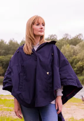 Derby Unisex Dry Wax Cape - Navy