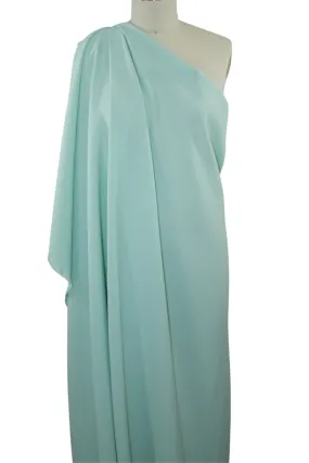 Easy Care Stretch Pongee Crepe - Soft Mint