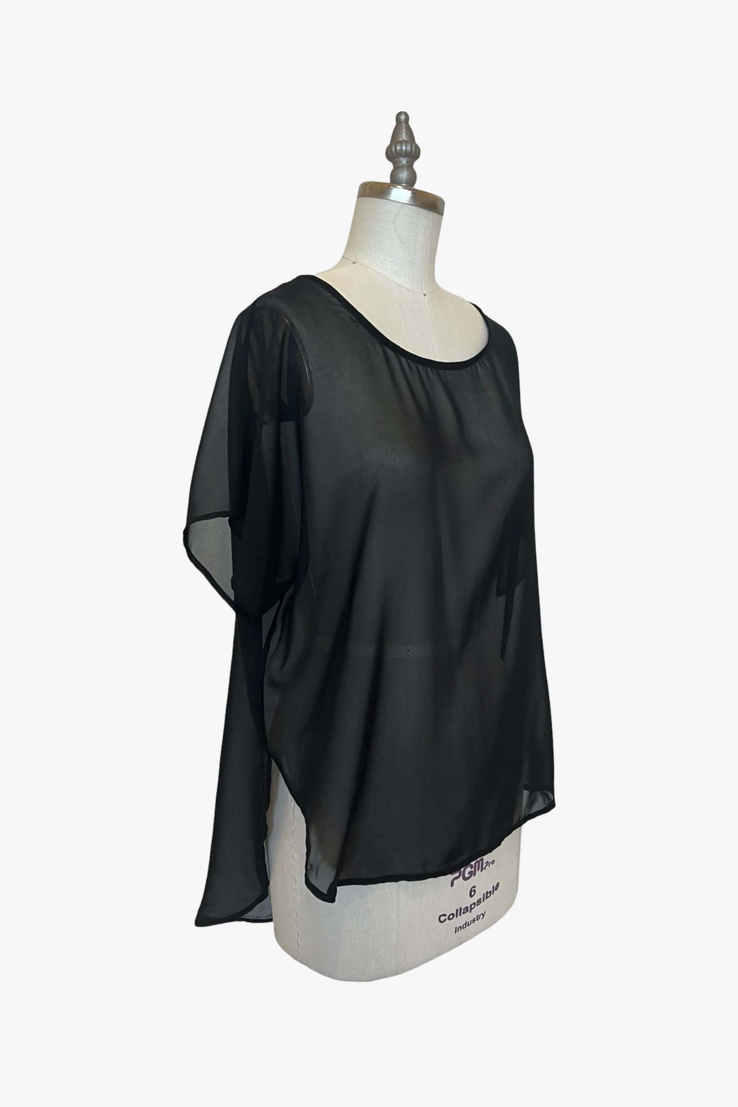 Easy Tee | Sheer Black