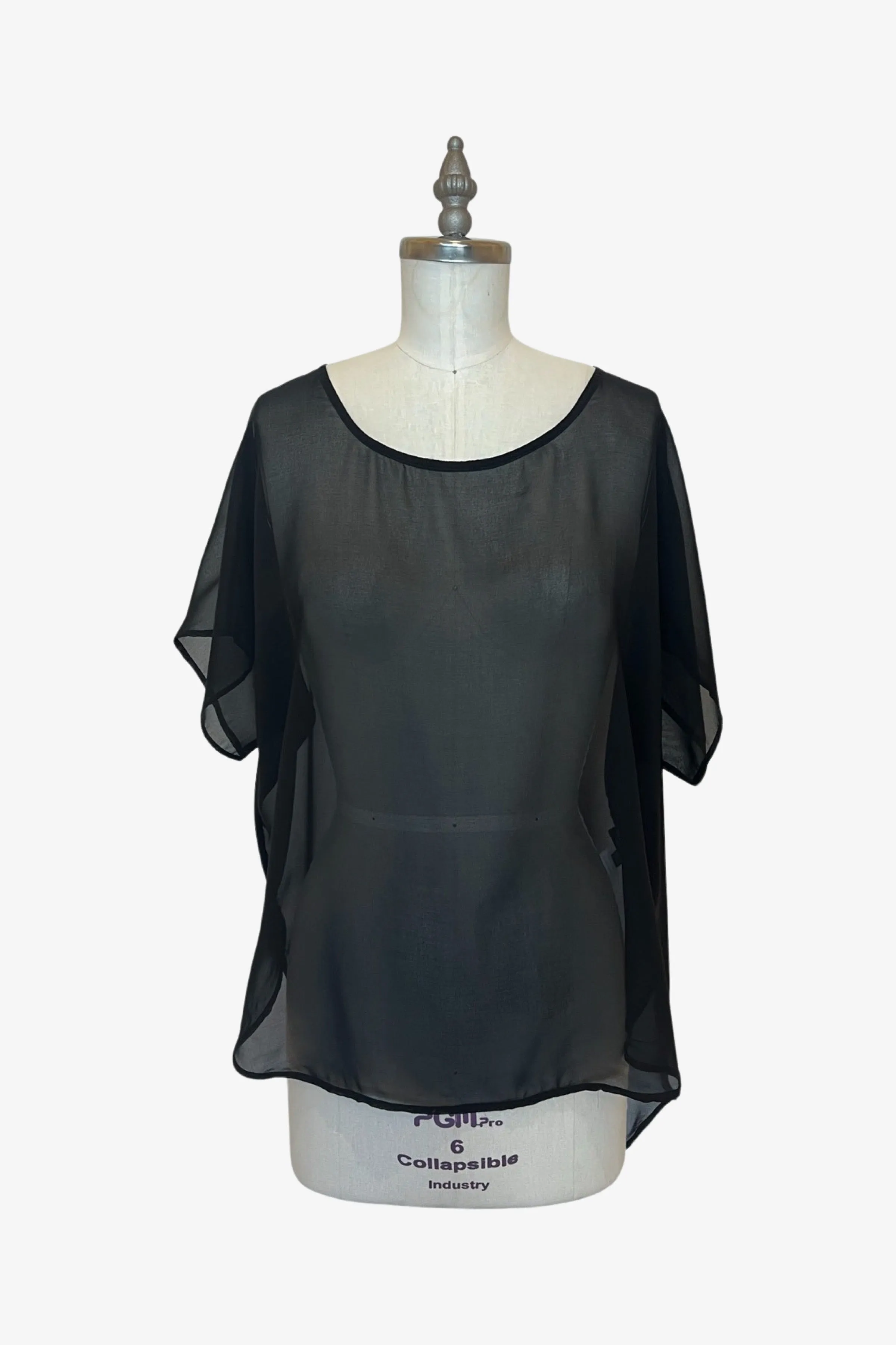 Easy Tee | Sheer Black