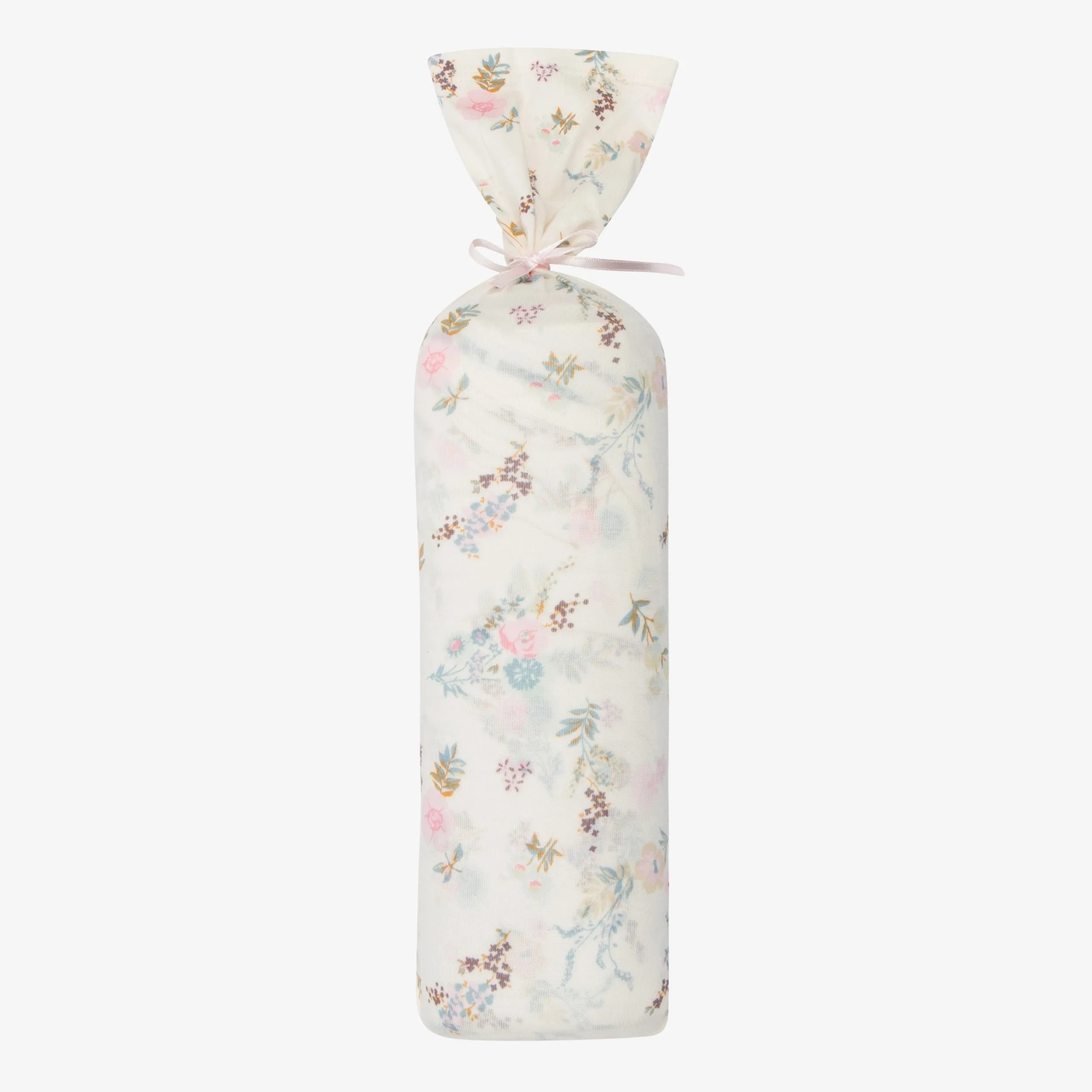 Fall Florals Cream💕Blue Swaddle