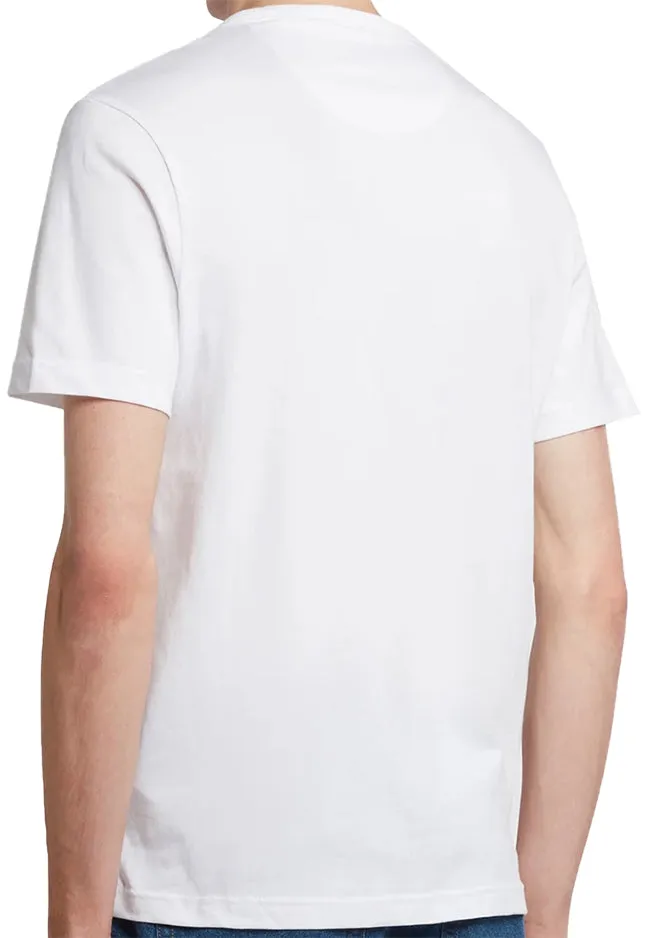 Farah Mens Danny Organic Cotton T Shirt White