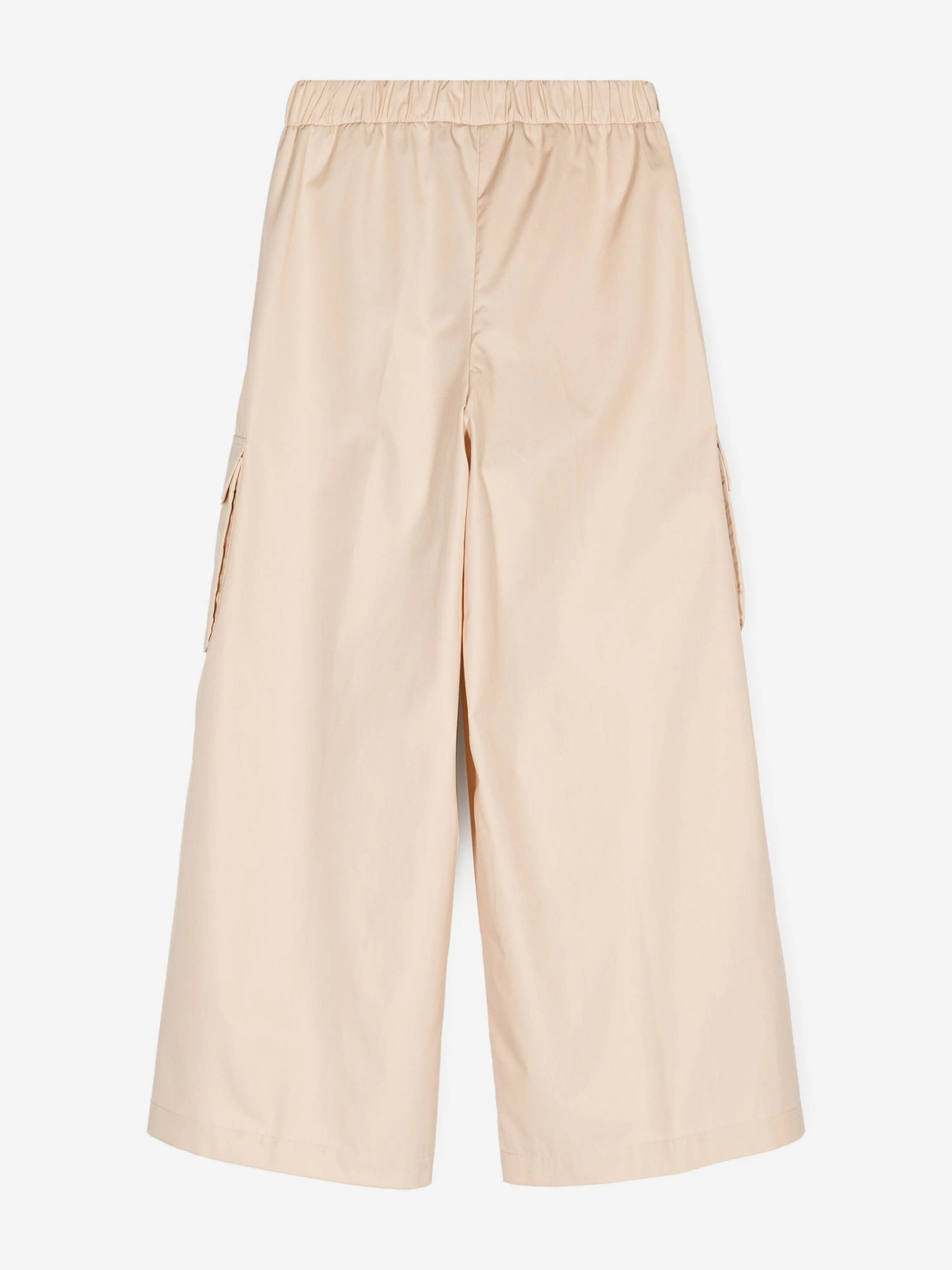 Fendi Kids Logo Cargo Trousers in Beige