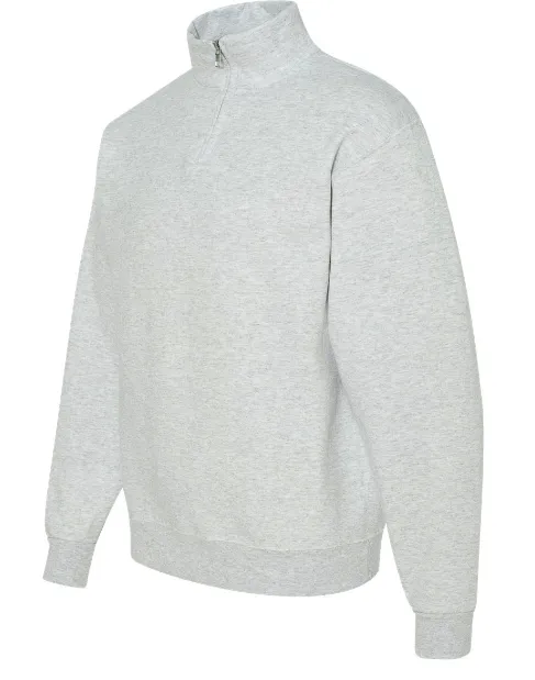 Grey Monogram Quarter Zip Sweatshirt