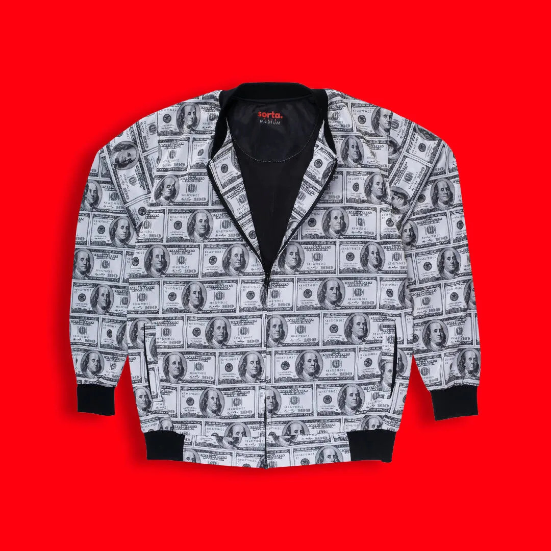 hstlr. on dollars - bomber jacket