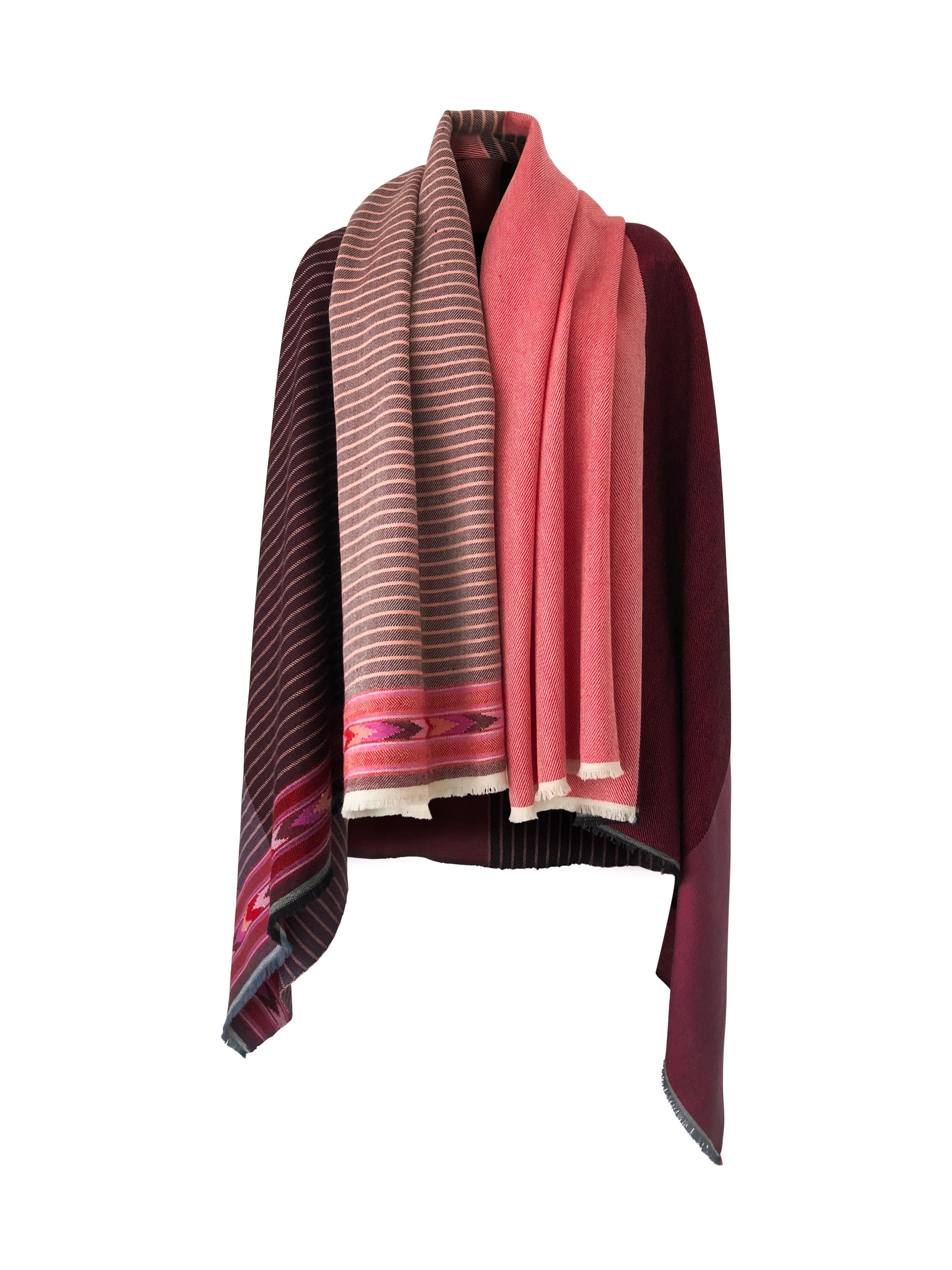 JULAHAS  Light Wool Cape Fusion Red Plus