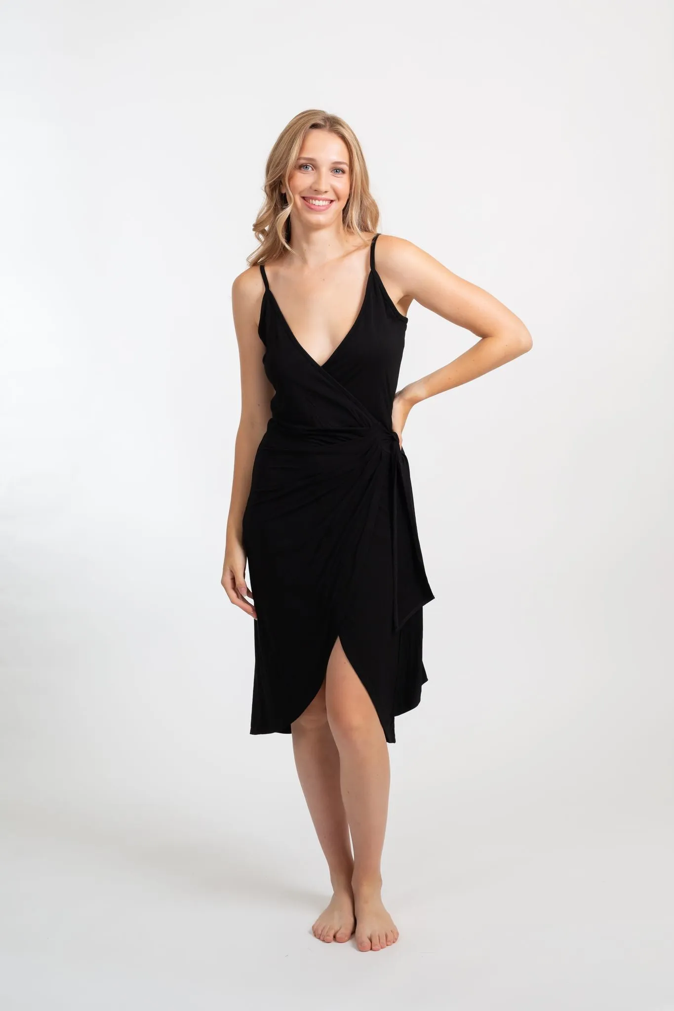 Laguna Strappy Wrap Dress