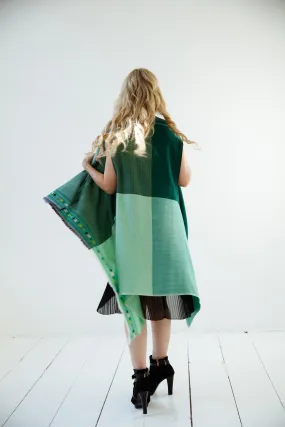 Light Wool Cape Fusion Green