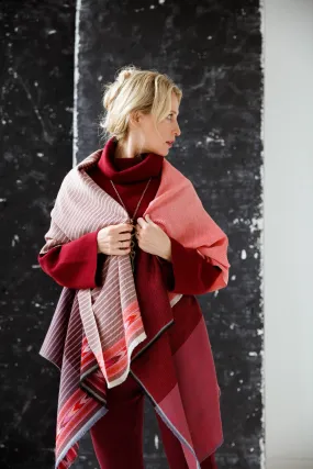 Light Wool Cape Fusion Red