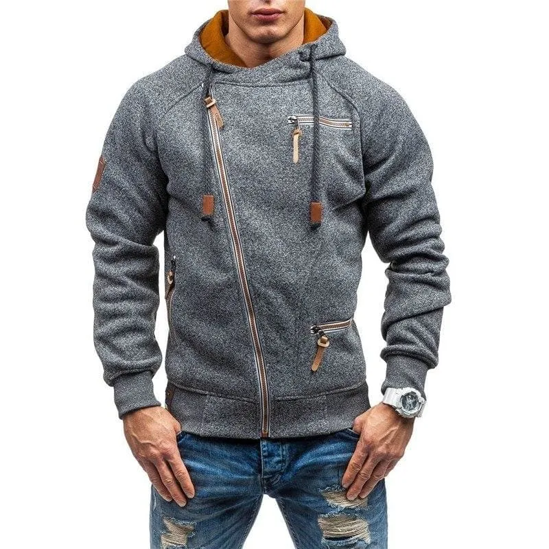 Men zipper hoodie Just For You