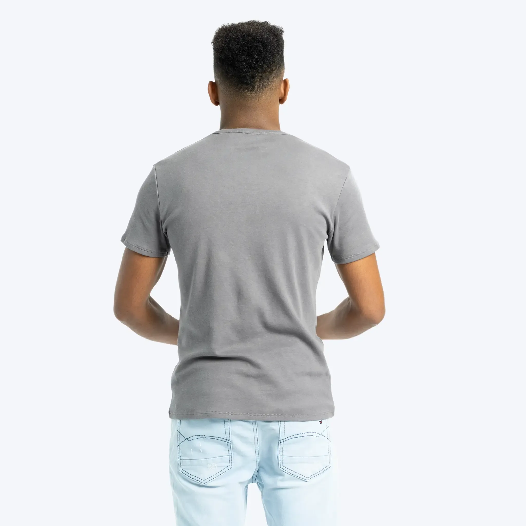 Men's Organic Pima Cotton V-Neck T-Shirt