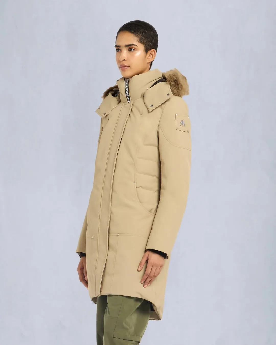 MOOSE KNUCKLES - CLOUD SHEARLING PARKA WOMENS -  M34LP223S