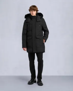 MOOSE KNUCKLES - ONYX SHEARLING BIG RIDGE PARKA - M33MP210S