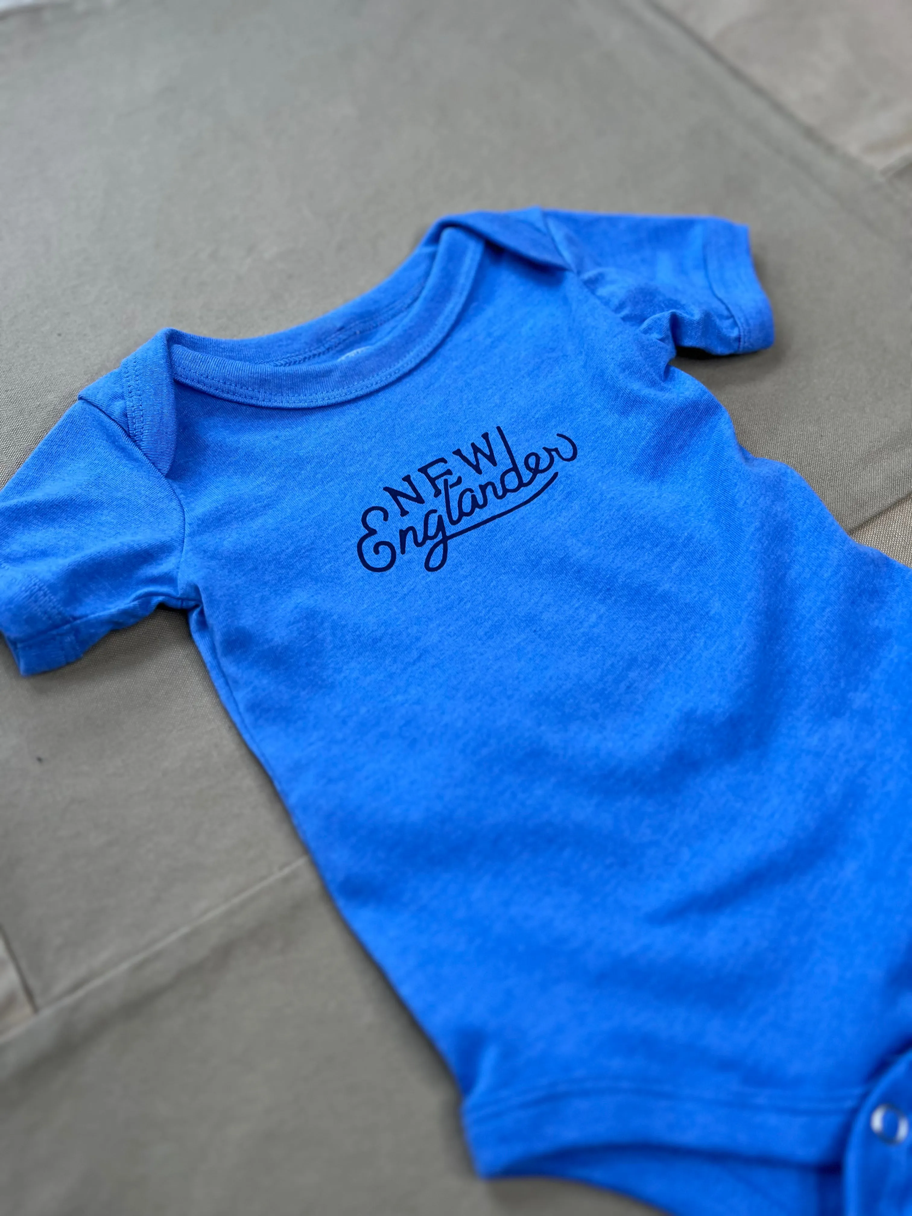 New Englander Onesie, Blue