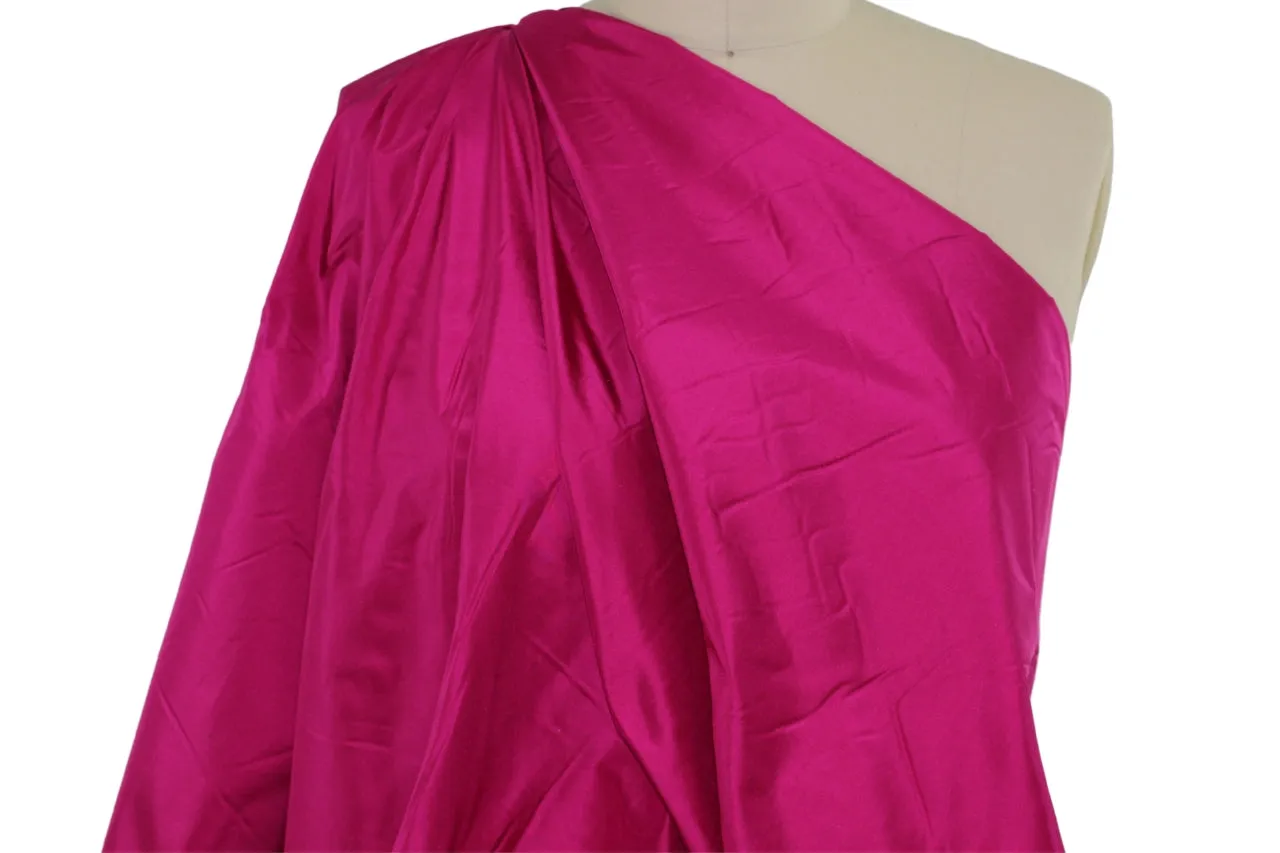 NY Designer Silk Taffeta - Magenta!