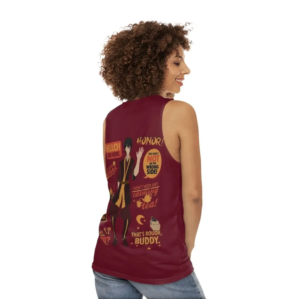 "Avatar The Last Airbender Zuko Unisex Tank Top"