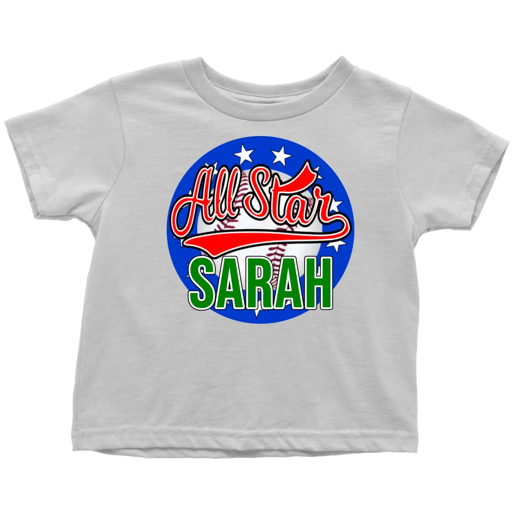 SARAH ALL STAR TODDLER T-SHIRT FOR SARAH