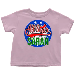 SARAH ALL STAR TODDLER T-SHIRT FOR SARAH