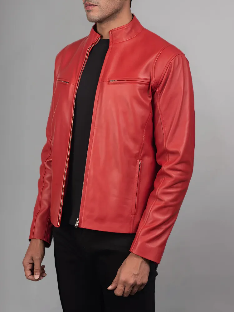 STRIVEN MENS LEATHER JACKET