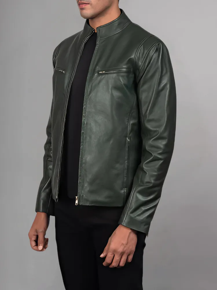 STRIVEN MENS LEATHER JACKET