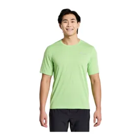 T-Shirt Saucony Stopwatch Short Sleeve Light Green T-Shirt