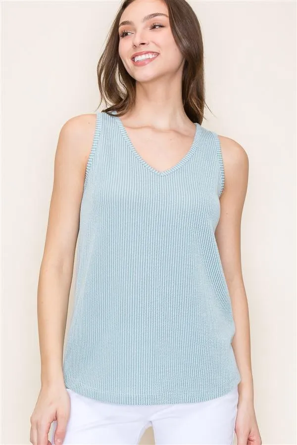 The Carrie Relaxed Rib Tank