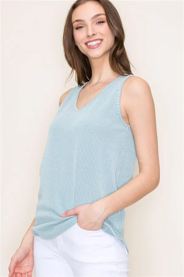 The Carrie Relaxed Rib Tank