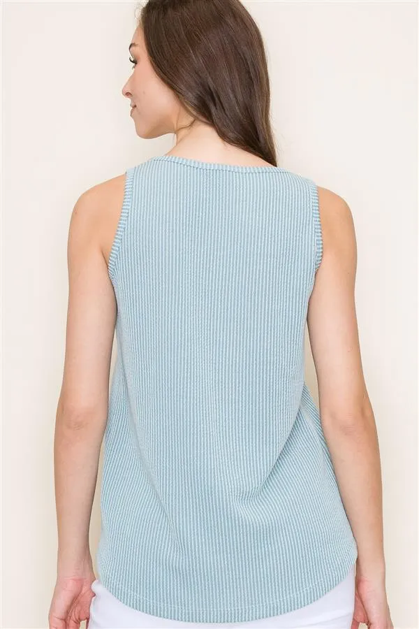 The Carrie Relaxed Rib Tank