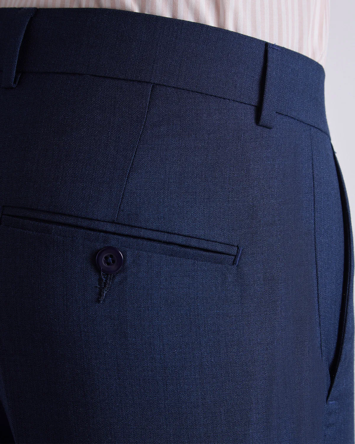 Velour Dress Pants - Navy