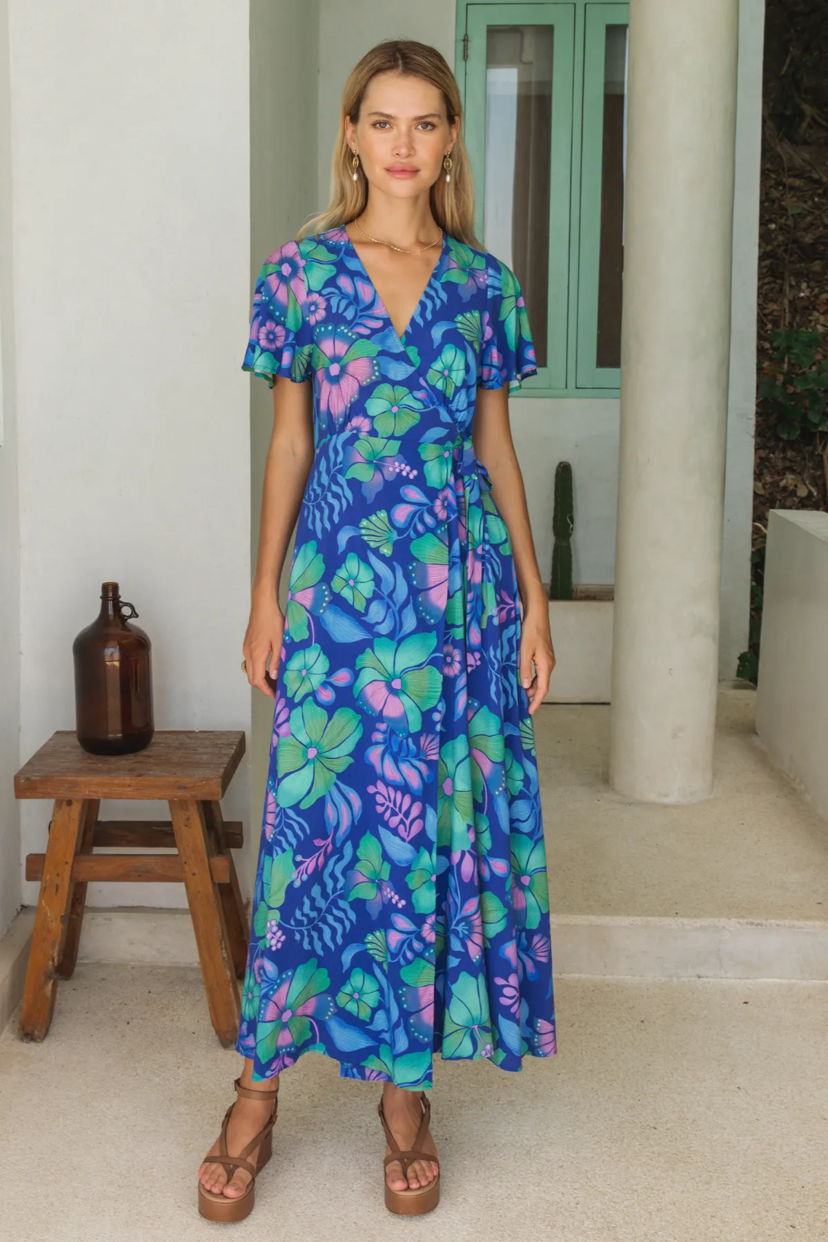 Wanderer Maxi Dress - Ultraviolet